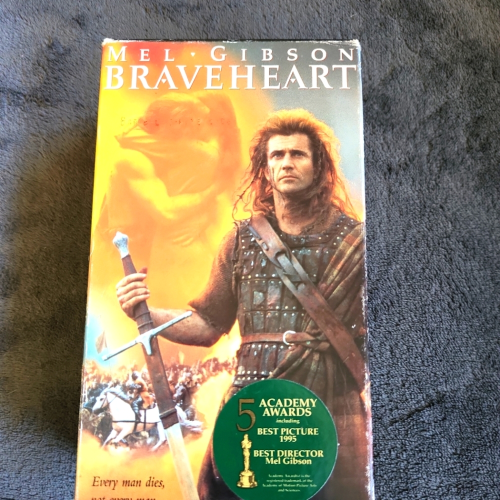 4/20 Braveheart (VHS, 1995, 2-Tape Set) Mel Gibson